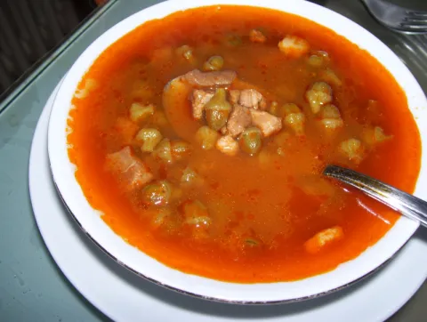 Etli Kuru Bamya Çorbası