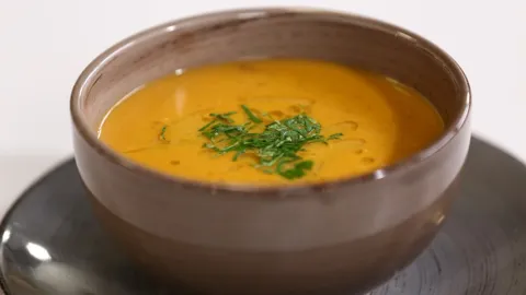 Safranli Mercimek Corbasi