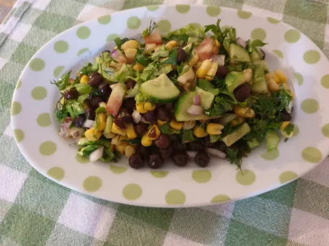 Siyah Nohutlu Salata
