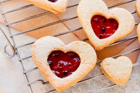 Ahududulu Linzer Kurabiye