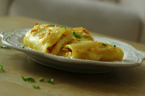Bal kabaklı Paccheri