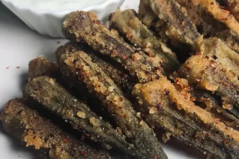 Bamya Kızartması