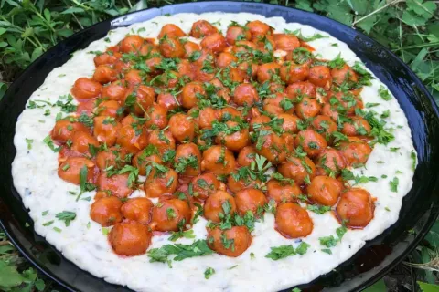 Beğendili Sarımsaklı Köfte