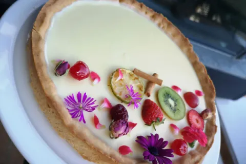 Beyaz Çikolatalı Tart