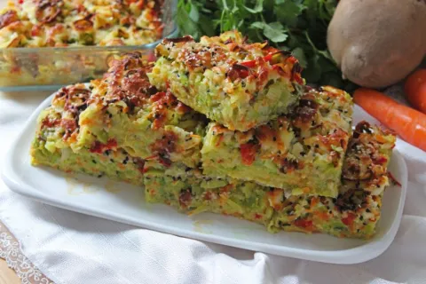 Börek Tadında Sebzeli Fırın Mücver