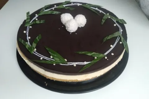 Çikolata Ganajlı Custard