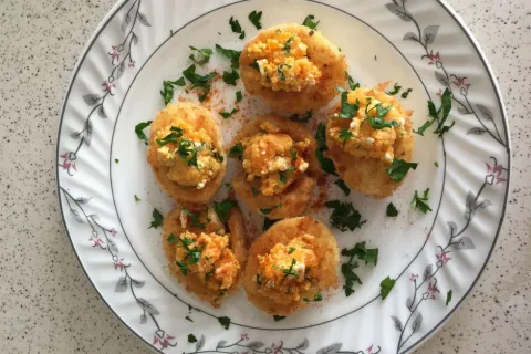 Çıtır Yumurta Dolması