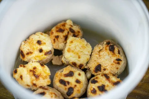 3 Peynirli Mantar Dolması