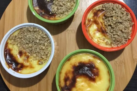 Fırında Cevizli Sütlaç