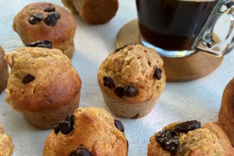 Fıstık Ezmesi Dolgulu Fit Muffin