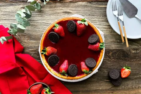 Frambuazlı Kremalı Cheesecake