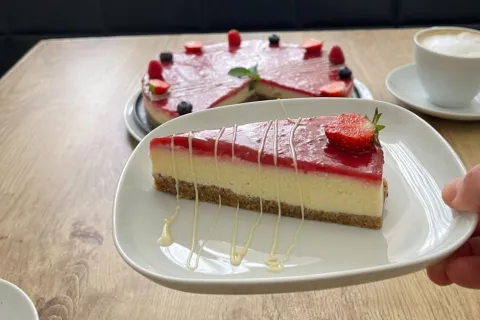 Frambuazlı Ev Yapımı Cheesecake