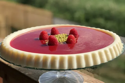 Frambuazlı Muhallebi