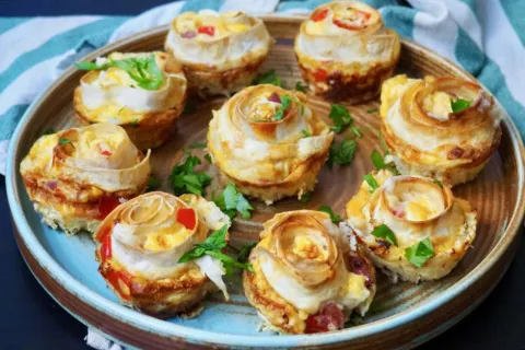 Kahvaltılık Gül Muffin