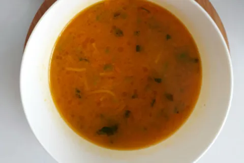 Havuçlu Et Sulu Şehriye Çorbası