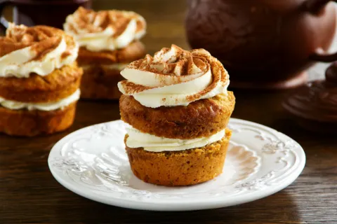 Havuçlu Tarçınlı Cupcake