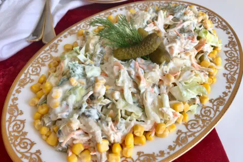 Icebergli Tavuklu Salata