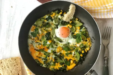 Kabaklı ve Otlu Yumurta