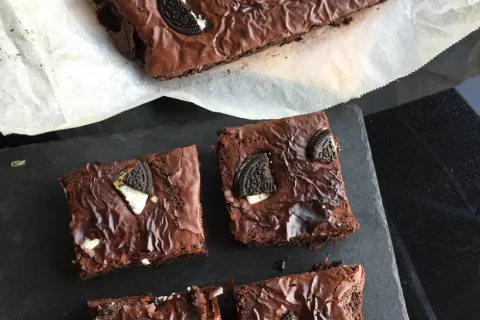 Kakaolu Bisküvili Brownie