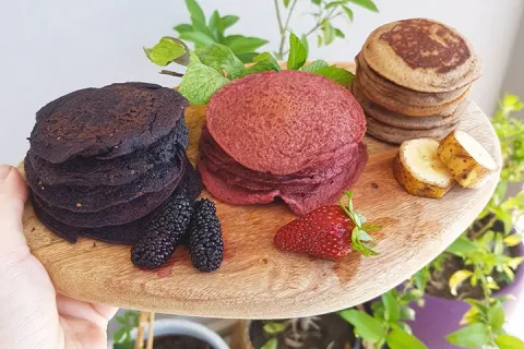 Karadutlu Çilekli Muzlu Pancake