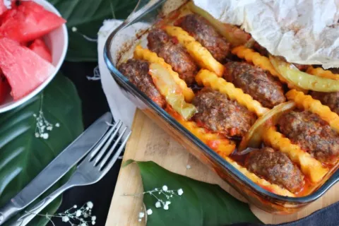 Köfte Patates Dizmesi