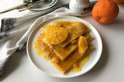 Krep Suzette (Crepes Suzette)