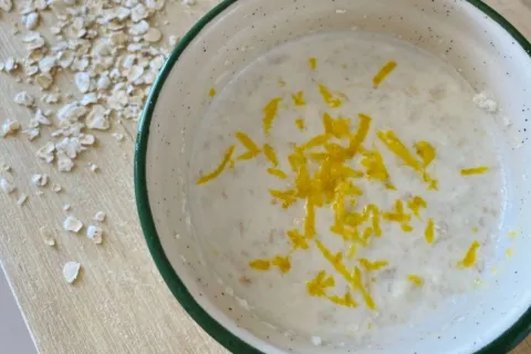 Limonlu Yulaf Lapası