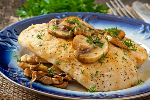 Mantarlı Tavuk