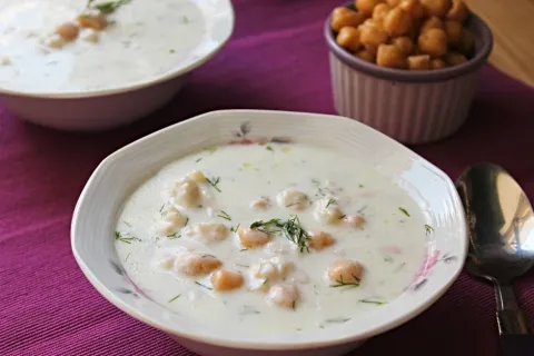 Nohutlu Soğuk Çorba