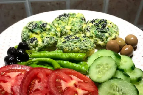 Omlet Tadında Muffin