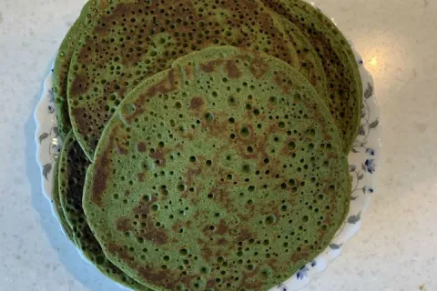 Siyez Unlu Yeşil Pankek