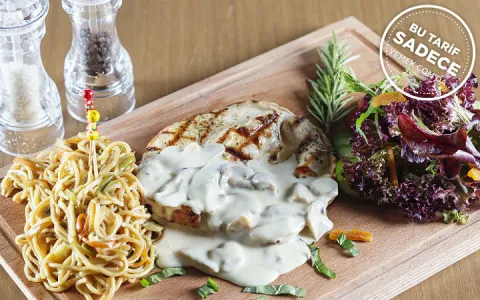 Parmesan Soslu Tavuk