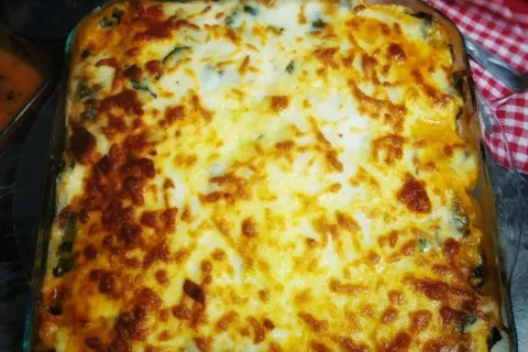 Patatesli Ispanaklı Graten
