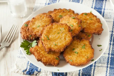 Patatesli Kaşarlı Mücver