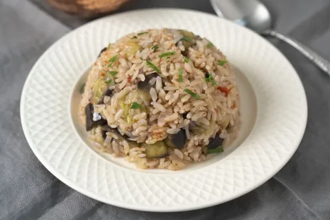 Pilavlı Patlıcan Kapama