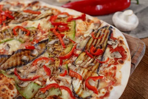 Patlıcanlı Pizza