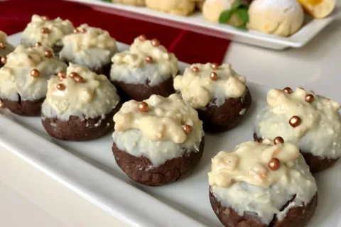 Portakal Aromalı Kakaolu Kurabiye