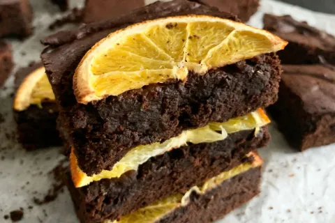 Portakallı Brownie