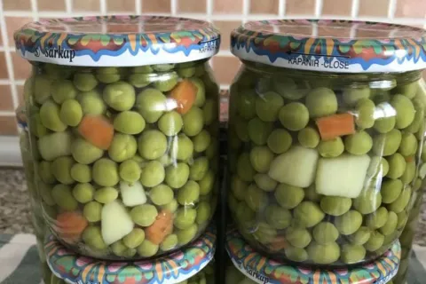 Pratik Bezelye Konservesi