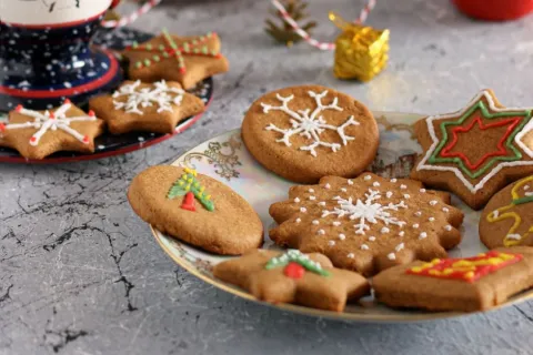 Rafine Şekersiz Gingerbread Kurabiye