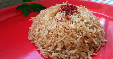 Şehriyeli Bulgur Pilavı