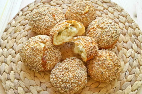 Simit Tadında Poğaça Topları