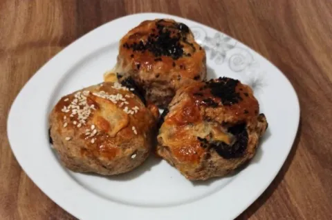 Tam Buğday Unlu Zeytinli Poğaça