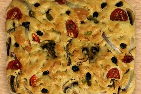 Tam Buğdaylı Focaccia