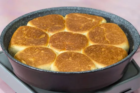 Tavada Çiçek Poğaça