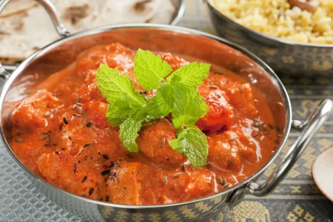 Tikka Masala Soslu Tavuk