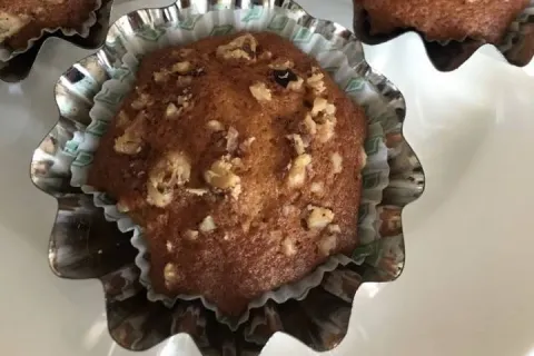 Üzümlü Cevizli Cupcake