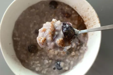 Yaban Mersinli Yulaf Lapası