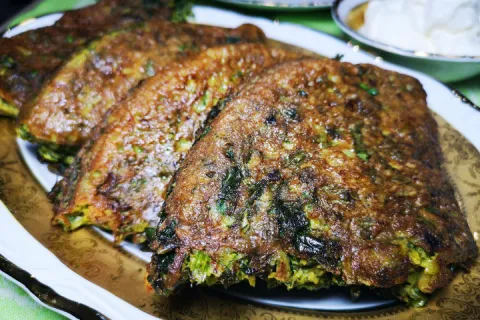 Yeşillikli Omlet