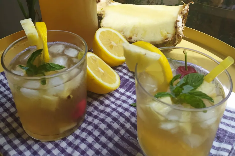 Ananaslı Soğuk Çay tarifi